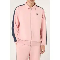 FILA Vaiano Relaxed Taped Track Jacket Mellow Rose Taglia: L | Felpe con cappuccio Outlet | Uomo | Rosa