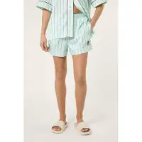 FILA Fiesole Regular Pinstriped Satin Shorts Soothing Sea / Brack Taglia: XS | Pantaloncini Outlet | Donna
