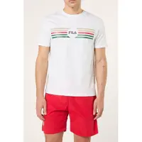 FILA Padule Regular Logo Graphic T-shirt Bright White Taglia: XL | Magliette basic Outlet | Uomo | Bianco