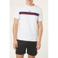 FILA Sagano Regular Taped T-shirt Bright White Taglia: XL | Magliette basic Outlet | Uomo | Bianco