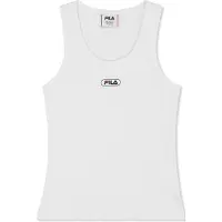 FILA Forcone Logo Rib Tank Top Bright White Taglia: 170/176 | T-shirt Outlet | Unisex | Bianco