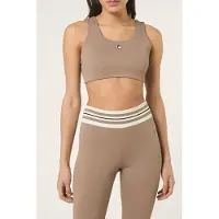 FILA Bientina Heritage Tape Active Bra Top Pine Bark Taglia: L | Reggiseni sportivi Outlet | Donna