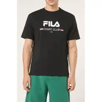FILA Doccia Relaxed Logo Graphic T-shirt Black Taglia: M | Magliette basic Outlet | Uomo | Nero