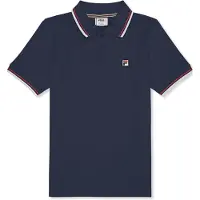 FILA Biella Regular Polo Shirt Black Iris Taglia: 158/164 | Camicie Outlet | Unisex | Nero