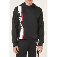 FILA Valiversi Regular Graphic Hoodie Black Taglia: L | Felpe con cappuccio Outlet | Uomo | Nero