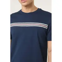 FILA Diecimo Regular Heritage Tape T-shirt Black Iris Taglia: XL | Magliette basic Outlet | Uomo | Nero