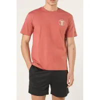 FILA Pignone Relaxed Graphic T-shirt Etruscan Red Taglia: M | T-shirt stampate Outlet | Uomo | Rosso