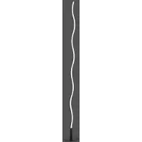 JUST LIGHT Piantana LED Wave 3.000K 120cm nero