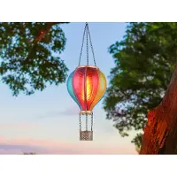 Globo Lampada LED solare 36136B Mongolfiera, colorata, plastica