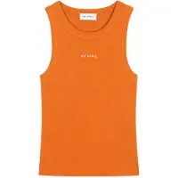 OH APRIL Top 'Dara' arancione / bianco