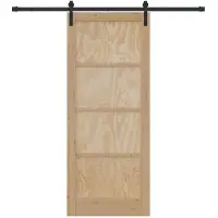vidaXL Porta scorrevole, 86 x 211 cm, realizzata in legno di pino massello