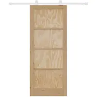 vidaXL Porta scorrevole Naturale e Bianca 86 x 211 cm Legno massello di pino