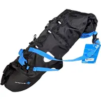 M-Wave Rough Ride Saddle Borsa da ciclismo (53 x 13 x 15 cm, grigio)