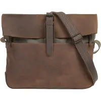 Harold's Twister Messaggero Vera Pelle 36 cm Vano porta PC marrone