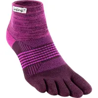 Injinji Women's Trail Midweight Mini Crew Calze da trekking Donna (40,5-44,5, lilla)
