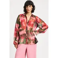 Pom Amsterdam Blouse - Abstract Flower Shimmer Multi Colour Taglia: 40 | Magliette intime Outlet | Donna