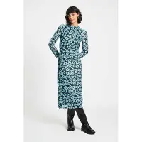 Pom Amsterdam Dress - Wild Flowers Blue Taglia: 38 | Abiti Midi Outlet | Donna | Blu