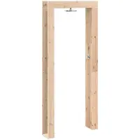 Syfax Doccia da esterno 226 cm Legno massello di pino e acciaio inox