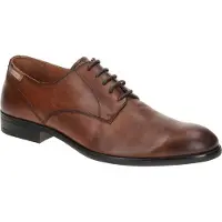 Pikolinos per uomo. M7J-4187 Scarpe in pelle Bristol marrone (43), 1 a 3 cm, Stringhe, Classico