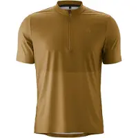 Gonso Adventure Jersey Halfzip Maglietta da ciclismo Uomo (S, marrone)