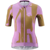 Gonso Women's Road Jersey Print Maglietta da ciclismo Donna (44, marrone)