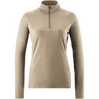 Gonso Women's Essential Jersey L/S Maglietta da ciclismo Donna (42, beige)