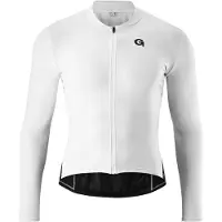 Gonso Sitivo Jersey Longsleeve Maglietta da ciclismo Uomo (XL, bianco/grigio)