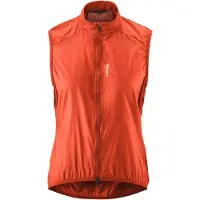 Gonso Women's Road Vest Wind Gilet da ciclismo Donna (44, rosso)