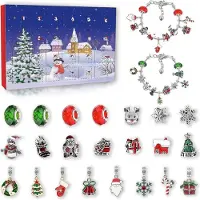 Sonstiges Awutzut Calendario dell'Avvento 2024 Ragazze adolescenti fai da te Gioielli Charms Bracciali Blu