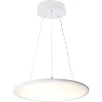 KapegoLED 342091 Lampada a sospensione LED pannello trasparente rotondo , bianco