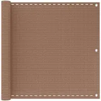 Syfax Schermo da balcone Rettangolare 75 x 700 cm HDPE e alluminio