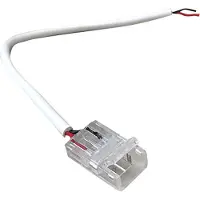Fbright Connettore Di Alimentazione Per Striscia Led Ip65 2p 230v 25 Cm 10 Unità