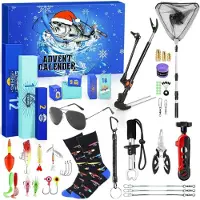 Sonstiges iZoeL Calendario dell'Avvento della Pesca 2024 Uomo Adolescente Ragazzo Strumento Accessori
