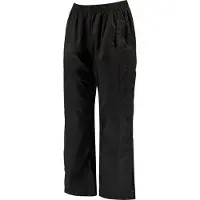 Regatta Kid's Pack-It Overtrousers Pantaloni antipioggia Bambini (5-6 Years, nero)