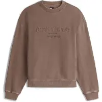 Tommy Hilfiger Classic 90s Tonal Logo Washed Sweatshirt Black Walnut Taglia: XXL | Maglioni a maglia Outlet | Uomo | Nero