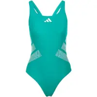 Adidas Costume intero sportivo 'Logo C-back' turchese / bianco