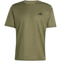 Adidas WE Base 3-Stripes Tee Maglia funzionale Uomo (XXL - Regular, olivia)