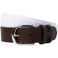 Hackett London per uomo. HM413225 Cintura da paracadute bianca (XL), Bianco, Casual, Poliestere