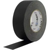 Pro Tapes Pro Gaff 24mm x 22,8 m Nastro adesivo in tessuto, Nero