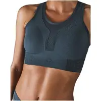 Hästko - Reggiseno 100% senza cuciture - Bra n°42 Ardoise in Pelle - Taglia XS - Blu