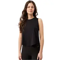 Mandala Women's Cropped Tank Top Top Donna (XL, nero)