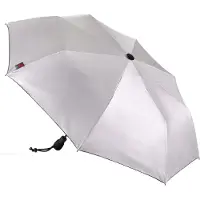 Euroschirm Light Trek Automatic Ombrello grigio/bianco