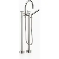 Dornbracht TARA Mélangeur bain/douche à deux trous pour montage indépendant, inverseur rotatif bain/douche saillie 220mm, 25943892-06, 25943892-06
