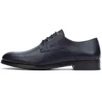 Martinelli per uomo. 1492-2630Z Scarpe in pelle impero blu scuro (43), 1 a 3 cm, Stringhe, Casual, Da sera, Classico, Navy