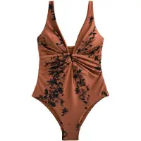 Next Costume intero modellante marrone / nero