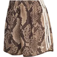 Adidas Pantaloni Corti Snake Print Satin