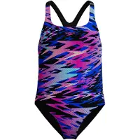 Speedo Kid's Hyperboom Print Medalist One Piece Costume intero Bambini (140, variopinto)