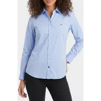 Tommy Hilfiger Flex Poplin Custom Shirt Light Blue Taglia: 41 | Magliette intime Outlet | Uomo | Blu