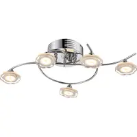 Globo Lighting Lampada da soffitto a LED di alta qualità con design a forma di fiore