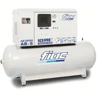 Fiac compressore silenziato SCS 500L - AB998 10 HP 500 litri, con essiccatore frigorifero